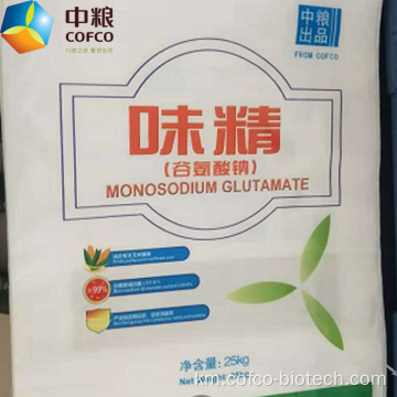 អត្រា gos Monosodium glutamate